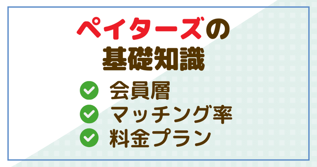 ペイターズの基礎知識