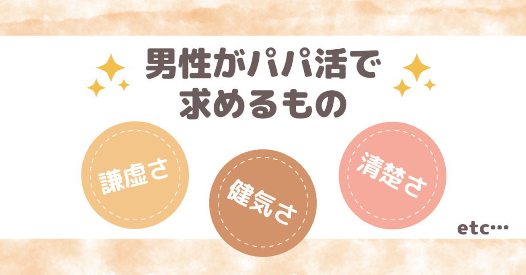 男性がパパ活で求めているものは何か？