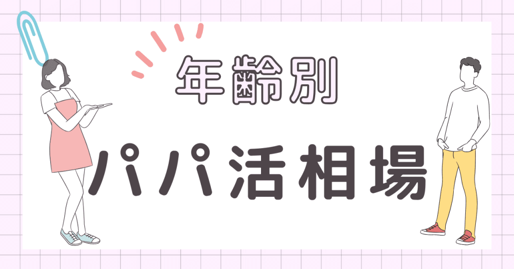 年齢別で見るパパ活相場