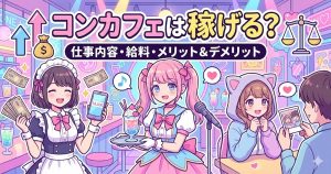 コンカフェは稼げる？仕事内容・給料・メリット＆デメリット